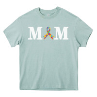 Arona LIL Autism Mom Heavy Core Tee - CowhideDigitalArt
