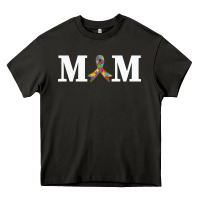 Asphalt LIL Autism Mom Heavy Core Tee - CowhideDigitalArt