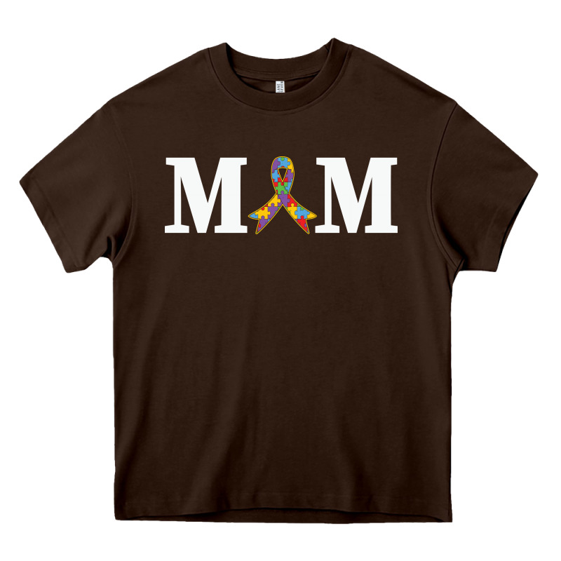 Lil Autism Mom Heavy Core Tee by CowhideDigitalArt | Teevron
