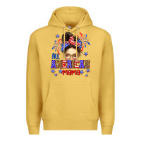 Antique Gold All American mama Premium Hoodie - Neo Western