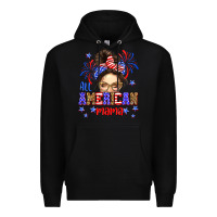 Black All American mama Premium Hoodie - Neo Western