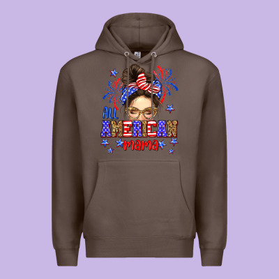 All American Mama Premium Hoodie Designed By Neo Western