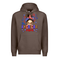Coffee All American mama Premium Hoodie - Neo Western