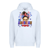 White All American mama Premium Hoodie - Neo Western