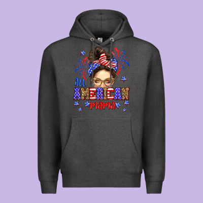 All American Mama Premium Hoodie Designed By Neo Western