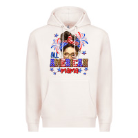 Pale Pink All American mama Premium Hoodie - Neo Western