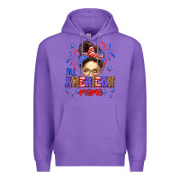 Purple All American mama Premium Hoodie - Neo Western