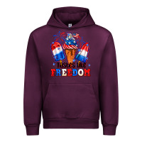 Mauve Wine 4th of July ice creams tastes like freedom Urban Hoodie - Neo Western