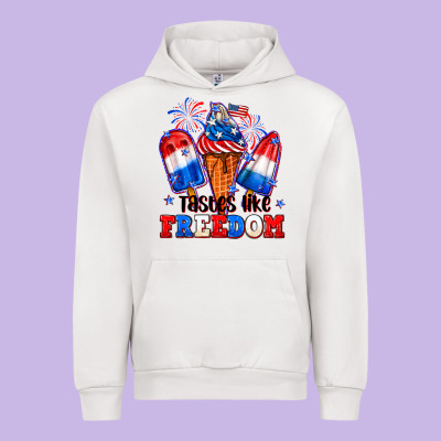 4th Of July Ice Creams Tastes Like Freedom Urban Hoodie Designed By Neo Western