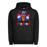 Pigment Black 4th of July ice creams tastes like freedom Urban Hoodie - Neo Western