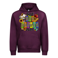 Mauve Wine best bus driver ever Urban Hoodie - CowhideDigitalArt