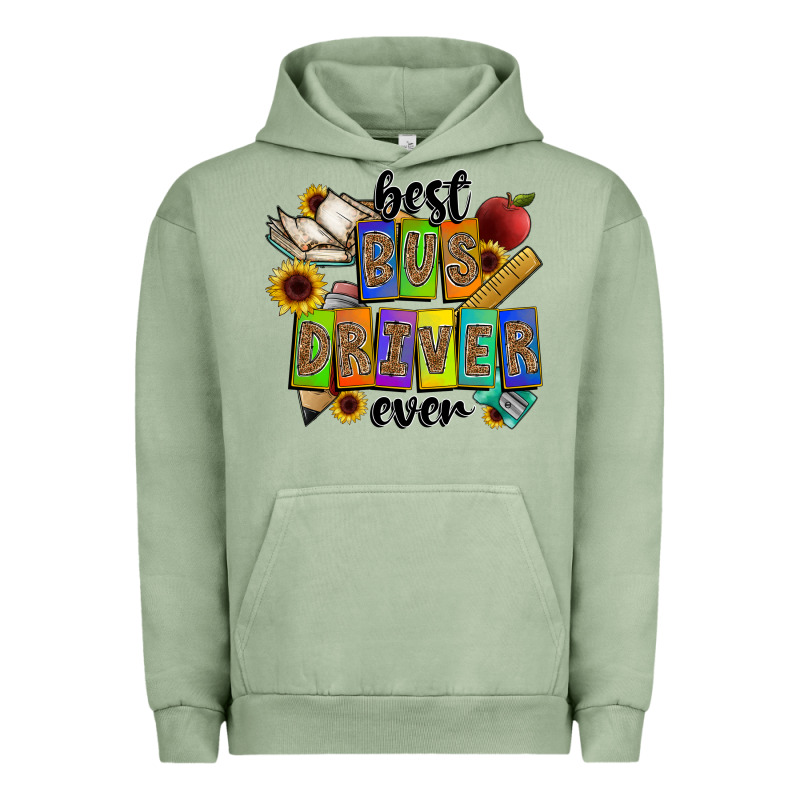 Best Bus Driver Ever Urban Hoodie by CowhideDigitalArt | Teevron