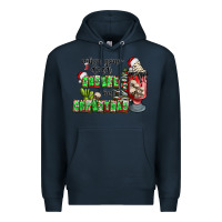 Navy when your  dead insıde but is christmas Premium Hoodie - CowhideDigitalArt