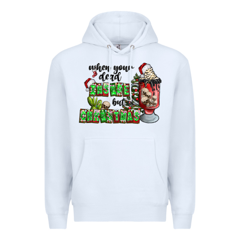 When Your  Dead Insıde But Is Christmas Premium Hoodie by CowhideDigitalArt | Teevron