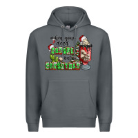 Rock when your  dead insıde but is christmas Premium Hoodie - CowhideDigitalArt