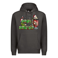 Smoke when your  dead insıde but is christmas Premium Hoodie - CowhideDigitalArt