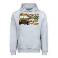 Heather Grey Captain Of Struggle Bus Busdrive Urban Hoodie - CowhideDigitalArt