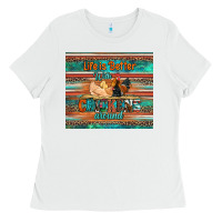 White life is better with chickens around chicken coop Ladies Tee - Artiststas