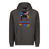 Smoke All American girl 4th of July Premium Hoodie - CowGirlArtShop