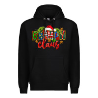 Black Christmas grampy claus Premium Hoodie - FaDigitalArtStudio
