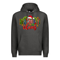 Charcoal Heather Christmas grampy claus Premium Hoodie - FaDigitalArtStudio