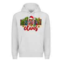 Dove Grey Christmas grampy claus Premium Hoodie - FaDigitalArtStudio
