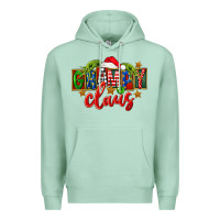 Seafoam Christmas grampy claus Premium Hoodie - FaDigitalArtStudio