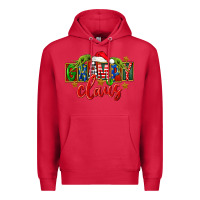 Cardinal Christmas grampy claus Premium Hoodie - FaDigitalArtStudio