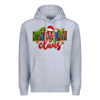 Heather Grey Christmas grampy claus Premium Hoodie - FaDigitalArtStudio