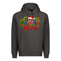 Smoke Christmas grampy claus Premium Hoodie - FaDigitalArtStudio