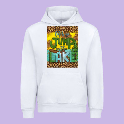 Let's Go Jump In The Lake Air Freshener Urban Hoodie Designed By Hra Design Shop