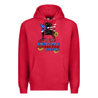 Cardinal All American Mama 4th of July Premium Hoodie - CowGirlArtShop