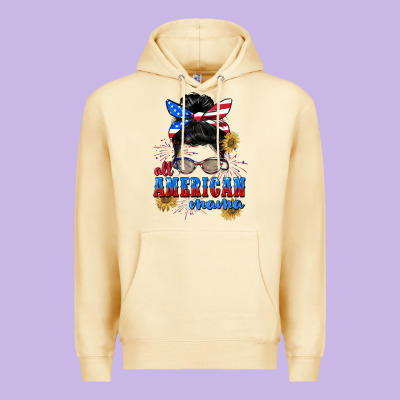 All American Mama 4th Of July Premium Hoodie Designed By Cowgirlartshop