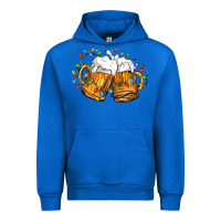 Cobalt beer with christmas lights Urban Hoodie - FaDigitalArtStudio