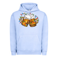 Pigment Grape Ice beer with christmas lights Urban Hoodie - FaDigitalArtStudio