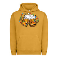 Pigment Peanut Butter beer with christmas lights Urban Hoodie - FaDigitalArtStudio