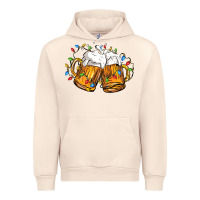 Sandshell beer with christmas lights Urban Hoodie - FaDigitalArtStudio