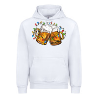 White beer with christmas lights Urban Hoodie - FaDigitalArtStudio