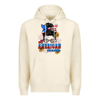 Tofu All American Mama 4th of July Premium Hoodie - CowGirlArtShop