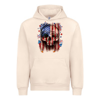 Sandshell 4th of July skull American flag Urban Hoodie - Neo Western