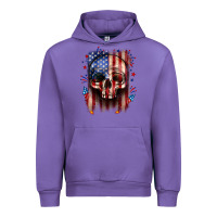 Tulip 4th of July skull American flag Urban Hoodie - Neo Western