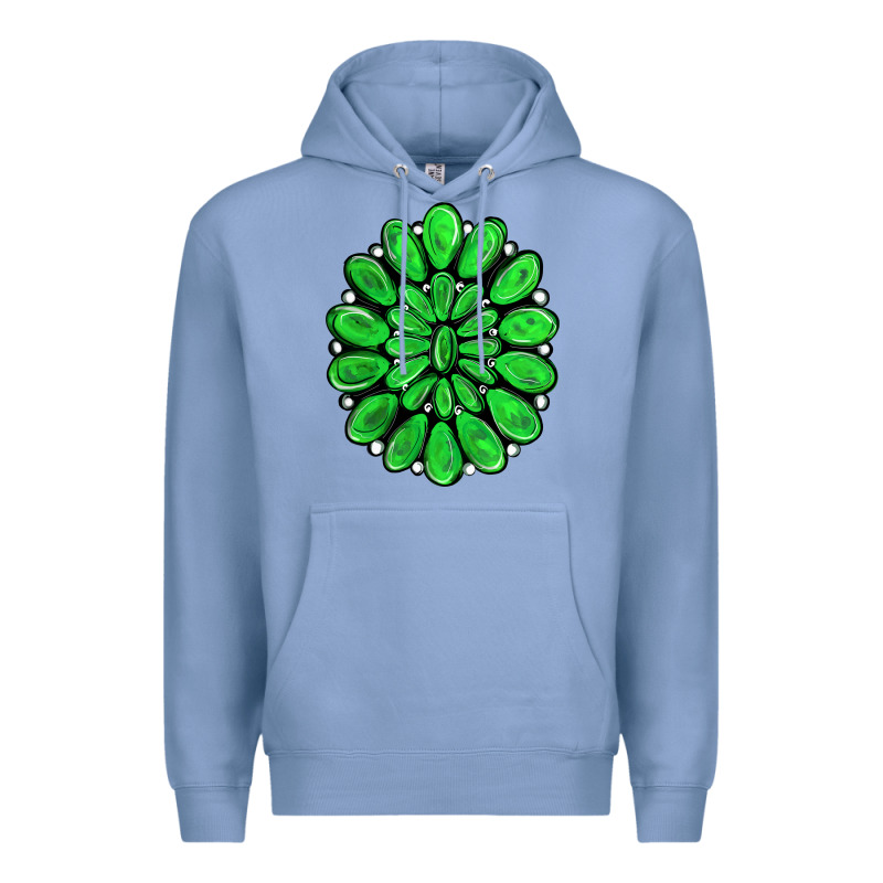 Green Gemstone Premium Hoodie by RanaPortraitStore | Teevron