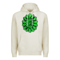Oatmeal Heather green gemstone Premium Hoodie - RanaPortraitStore