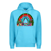 Ocean Blue nurse Premium Hoodie - SublimationCraftShop
