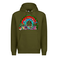 Army Green nurse Premium Hoodie - SublimationCraftShop