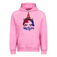 Fuchsia Pink 4th of July unicorn Urban Hoodie - Neo Western