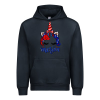 Navy 4th of July unicorn Urban Hoodie - Neo Western