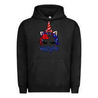 Pigment Black 4th of July unicorn Urban Hoodie - Neo Western