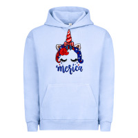 Pigment Grape Ice 4th of July unicorn Urban Hoodie - Neo Western