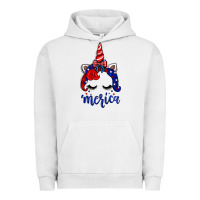 Pigment Lunar Rock 4th of July unicorn Urban Hoodie - Neo Western